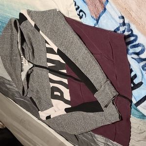 Pink Victoria Secret hoodie